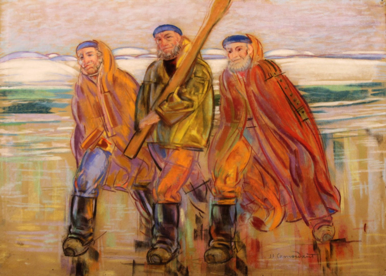 Jean-Julien-Lemordant-Retour-de-pêche