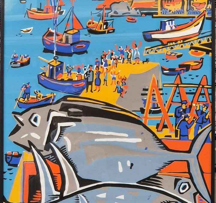 Entrer ‘en’ printemps avec les vives couleurs d’une belle serigraphie…